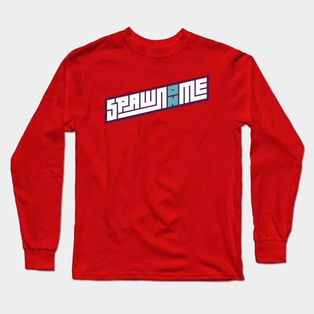 SOM 2.0 BANNER (BLUE ON) Long Sleeve T-Shirt by Spawn On Me Podcast